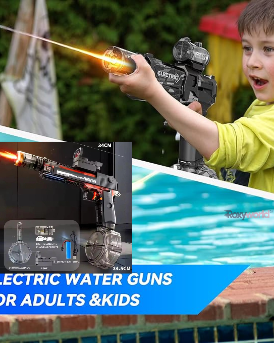 PISTOLA DE AGUA ELÉCTRICA GUNS