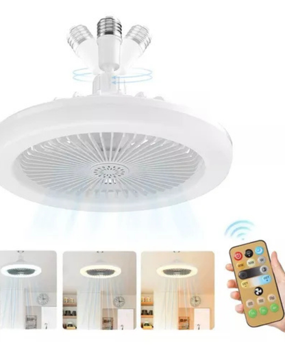 FOCO VENTILADOR- 3 NIVELES-85% AHORRO DE ENERGÍA