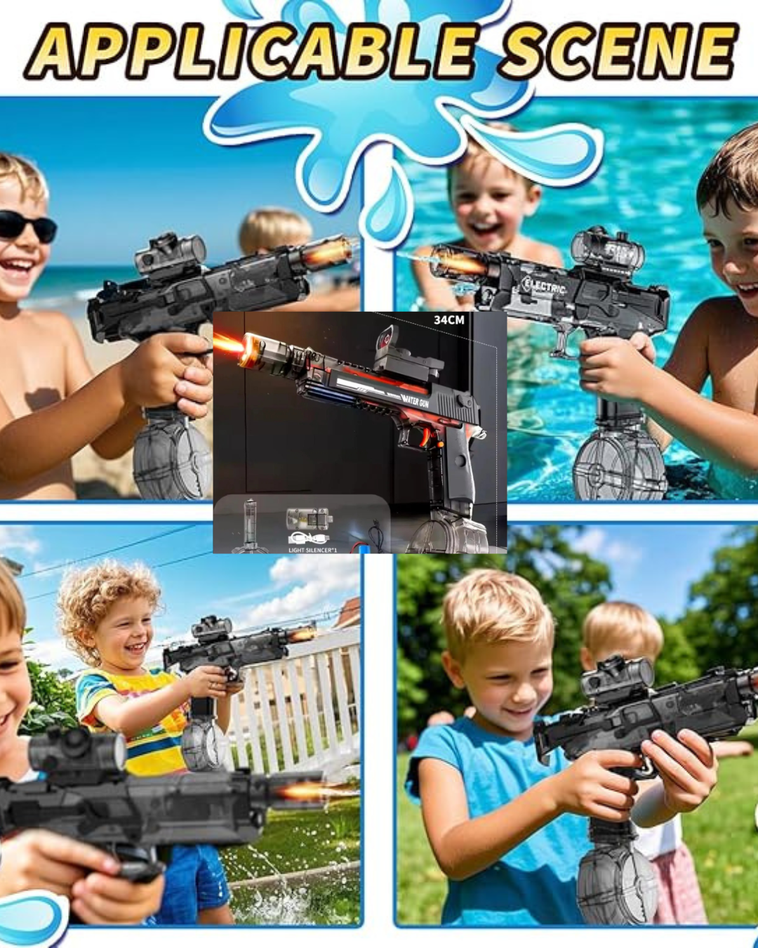 PISTOLA DE AGUA ELÉCTRICA GUNS